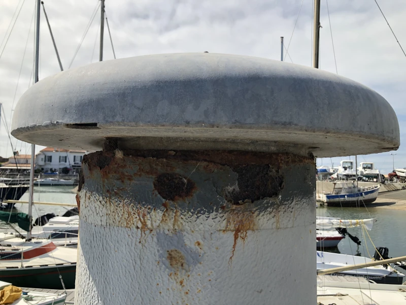Protection cathodique Geoflow des pieux au port de plaisance d'Ars-en-Ré